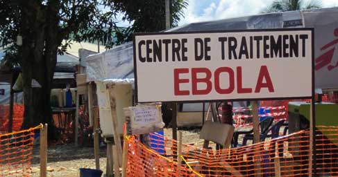 Ebola crisis treatment center